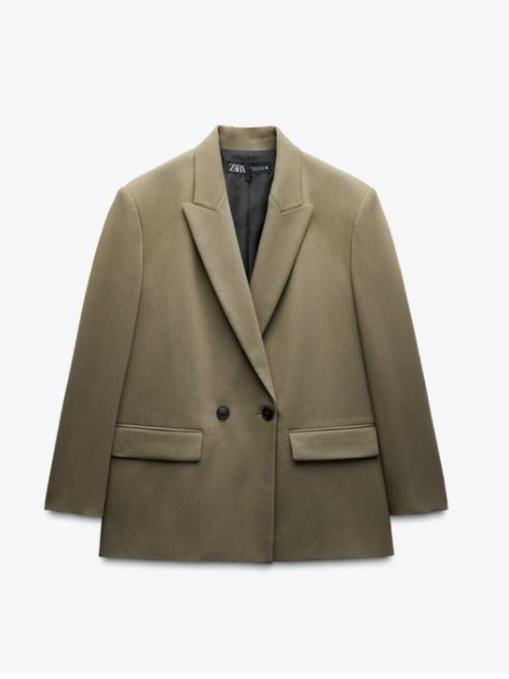 Zara Oversized Double-Breasted Blazer – XS